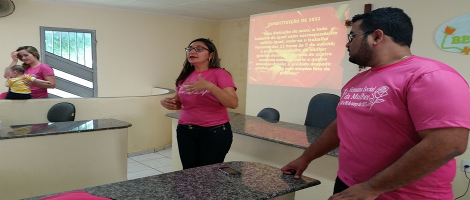 O segundo dia em comemoração à semana da mulher teve palestras na Câmara Municipal