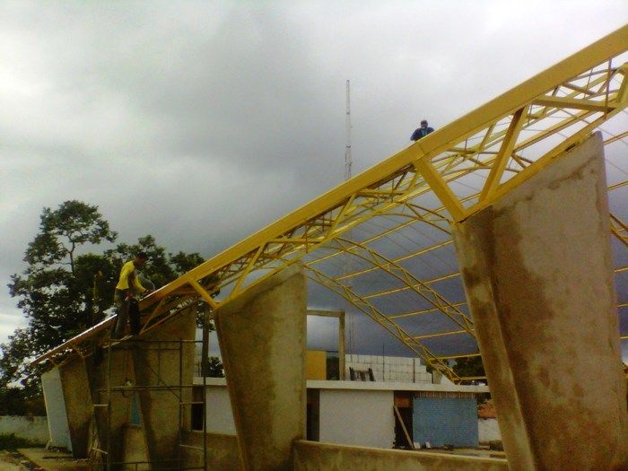 Ginásio do Cecilia Coelho começa a ser coberto - Imagem 2