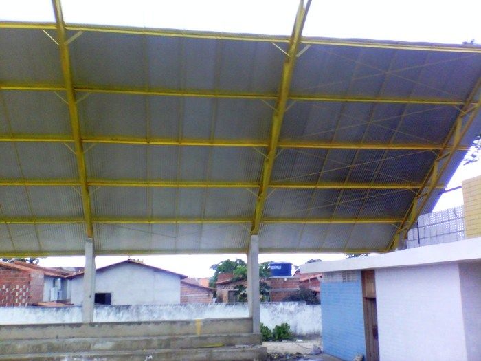 Ginásio do Cecilia Coelho começa a ser coberto - Imagem 6