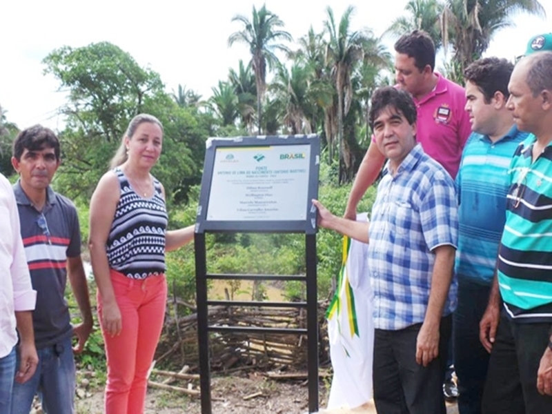 Prefeita Vilma Amorim participou de Inauguração ao lado do Secretário Limma