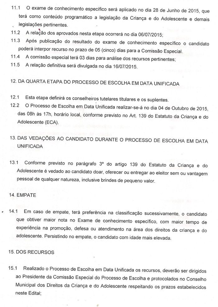 Conselho Municipal dos Direitos da Criança e do Adolescente lança edital para eleição do Conselho Tutelar de Alegrete - Imagem 6