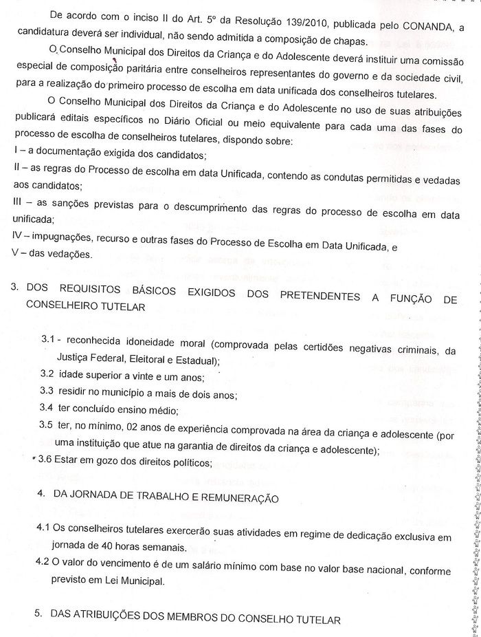 Conselho Municipal dos Direitos da Criança e do Adolescente lança edital para eleição do Conselho Tutelar de Alegrete - Imagem 2
