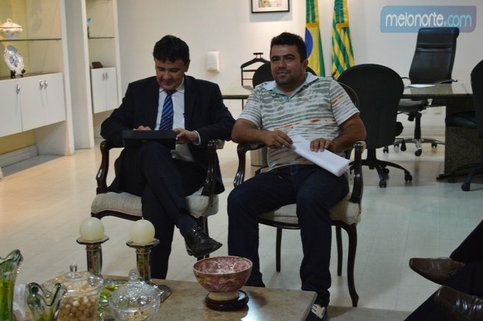 Prefeito Moisés Barbosa participou de audiência com o Governador Wellington Dias no Palácio de Karnak - Imagem 14