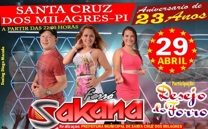 Programação do aniversario de 23 Anos de Emancipação Politica - Imagem 1