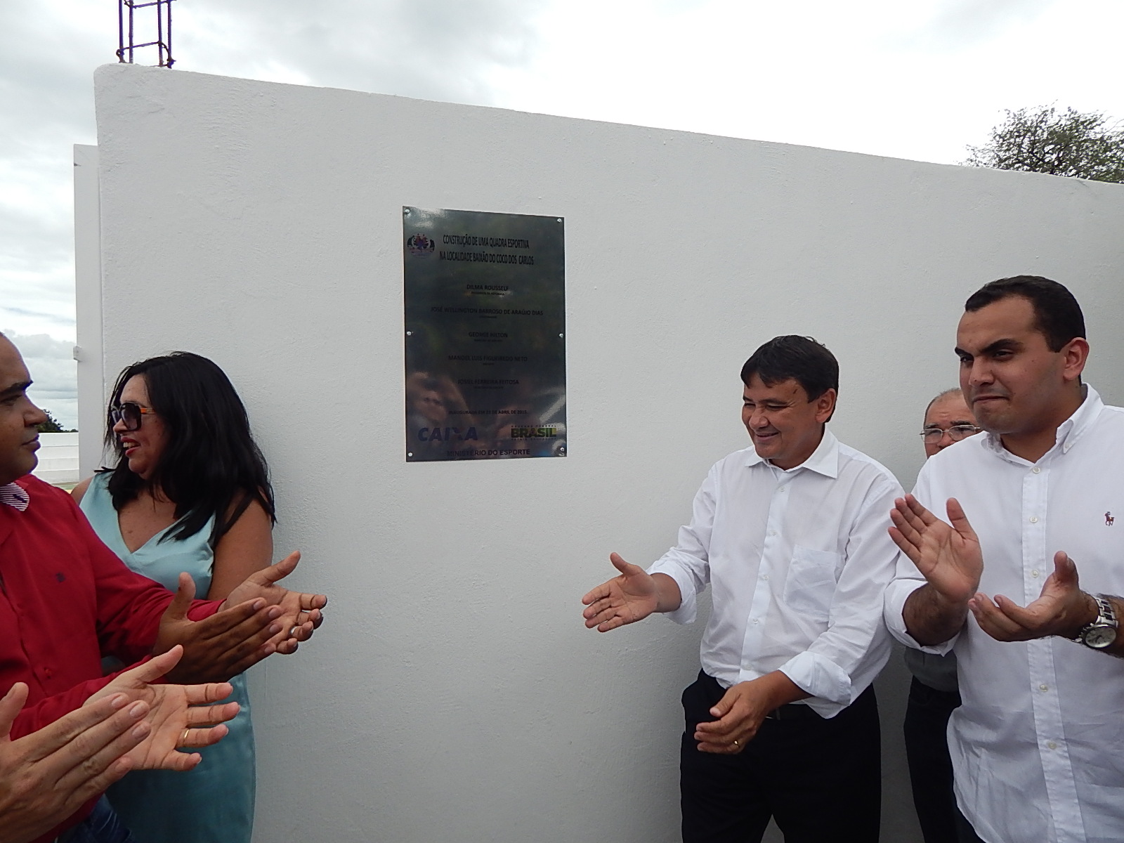 Inauguração da quadra de esportes na comunidade Baixão do Coco dos Carlos 