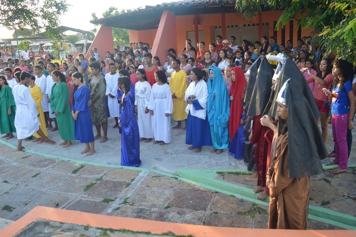 Sucesso de publico prestigiam a apresentação da encenação da Paixão e Crucificação de Cristo 2015 - Imagem 24