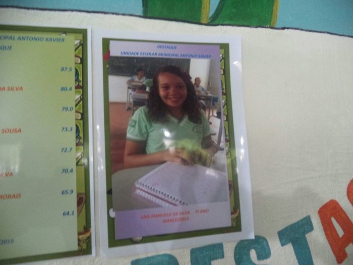 Escola Municipal Antonio Xavier desenvolve projeto “Aluno destaque do ano de 2015” - Imagem 16