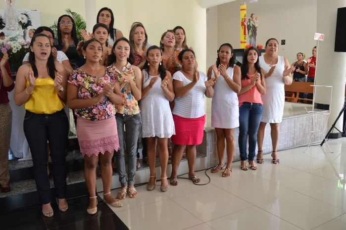 Missa em Homenagem as Mães na Igreja Matriz Sagrado Coração de Jesus  - Imagem 19