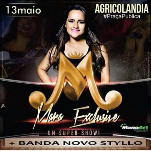 Mara Pavanelly irar se apresentar ás 23:00 hs na Praça de eventos em Agricolândia - Imagem 1