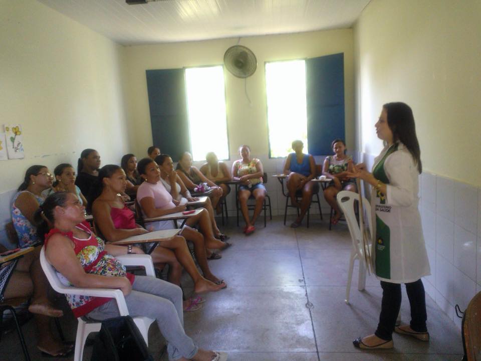 Cras realiza palestra sobre DST para o grupo de mães