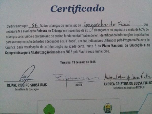 Cidade de Lagoinha Recebe Certificado pelo Programa Palavra de Criança - Imagem 5