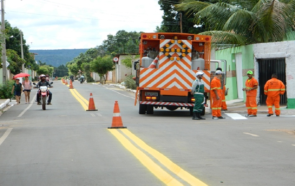 Pedro II está ganhando nova sinalização viária