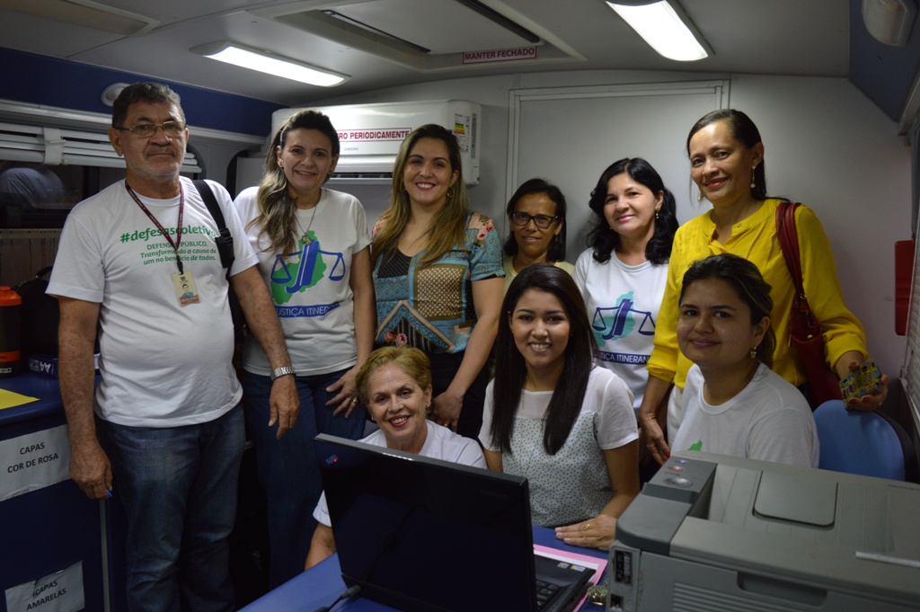 A Justiça Itinerante e Cidadania já estão prestando serviços a população Capitão de Campense.