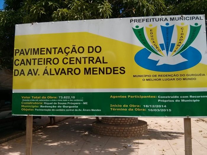 Em fase final obras de urbanização no canteiro central da Avenida Álvaro Mendes - Imagem 1