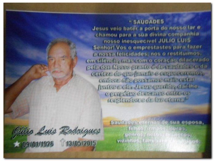 Inhuma perde um grande amigo! Júlio Luis! - Imagem 1