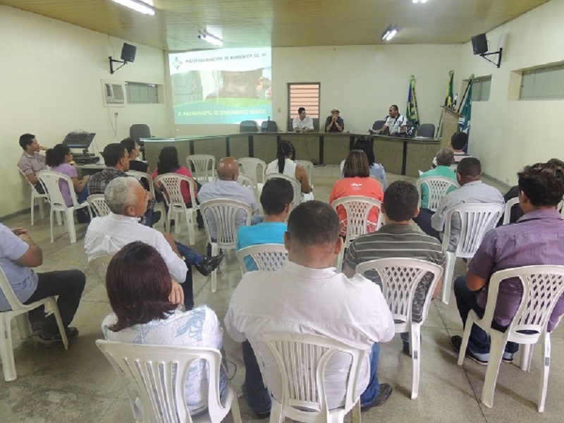 Plano Municipal de Saneamento Básico  já é uma realidade em Monsenhor Gil