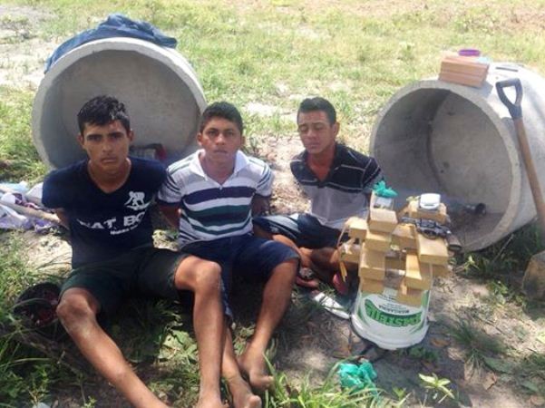 Trio é preso com 10 Kg de maconha na região de Campo Maior - Imagem 1