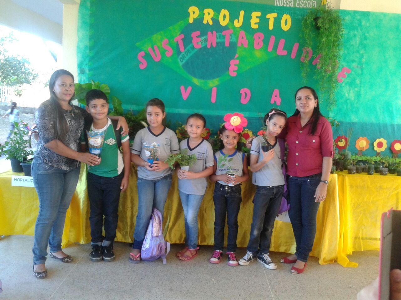 Abertura do Projeto de Ciências Sustentabilidade é Vida na Escola Raimunda Lili 