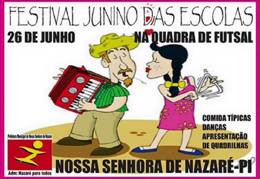 III Festival Junino no dia 26 Junho