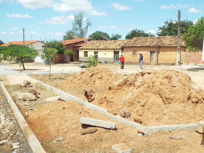 Construção de uma Praça