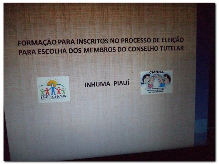 Formação para os inscritos no Processo de Eleição para a escolha dos membros do Conselho Tutelar de Inhuma - Imagem 16
