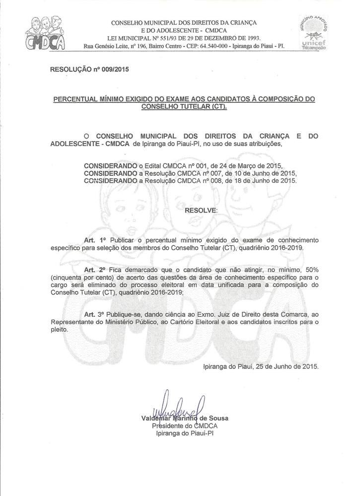 CMDCA Informa Critérios das Provas Para Conselheiro Tutelar - Imagem 1