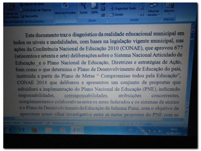 Apresentação do Plano Municipal de Educação de Inhuma - PI - Imagem 18