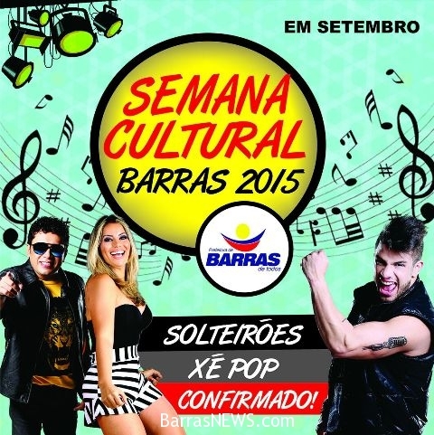 Duas atrações confirmadas para o Aniversário de Barras - Imagem 1