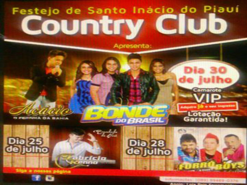 Confira as bandas que estarão nos festejos de Santo Inácio 