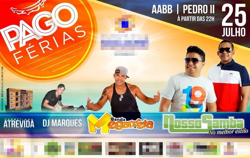 PagoFérias dia 25 na AABB