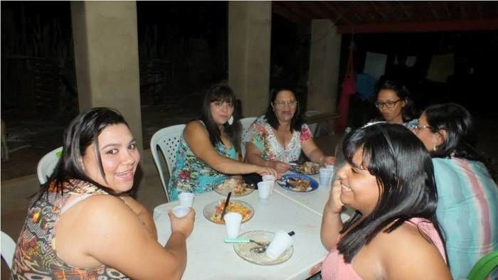 No interior do Piauí, Família e comunidade pagam promessa com Roda de São Gonçalo. - Imagem 61