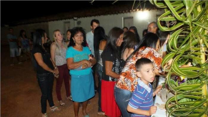 No interior do Piauí, Família e comunidade pagam promessa com Roda de São Gonçalo. - Imagem 70