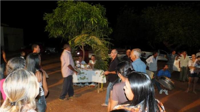 No interior do Piauí, Família e comunidade pagam promessa com Roda de São Gonçalo. - Imagem 73