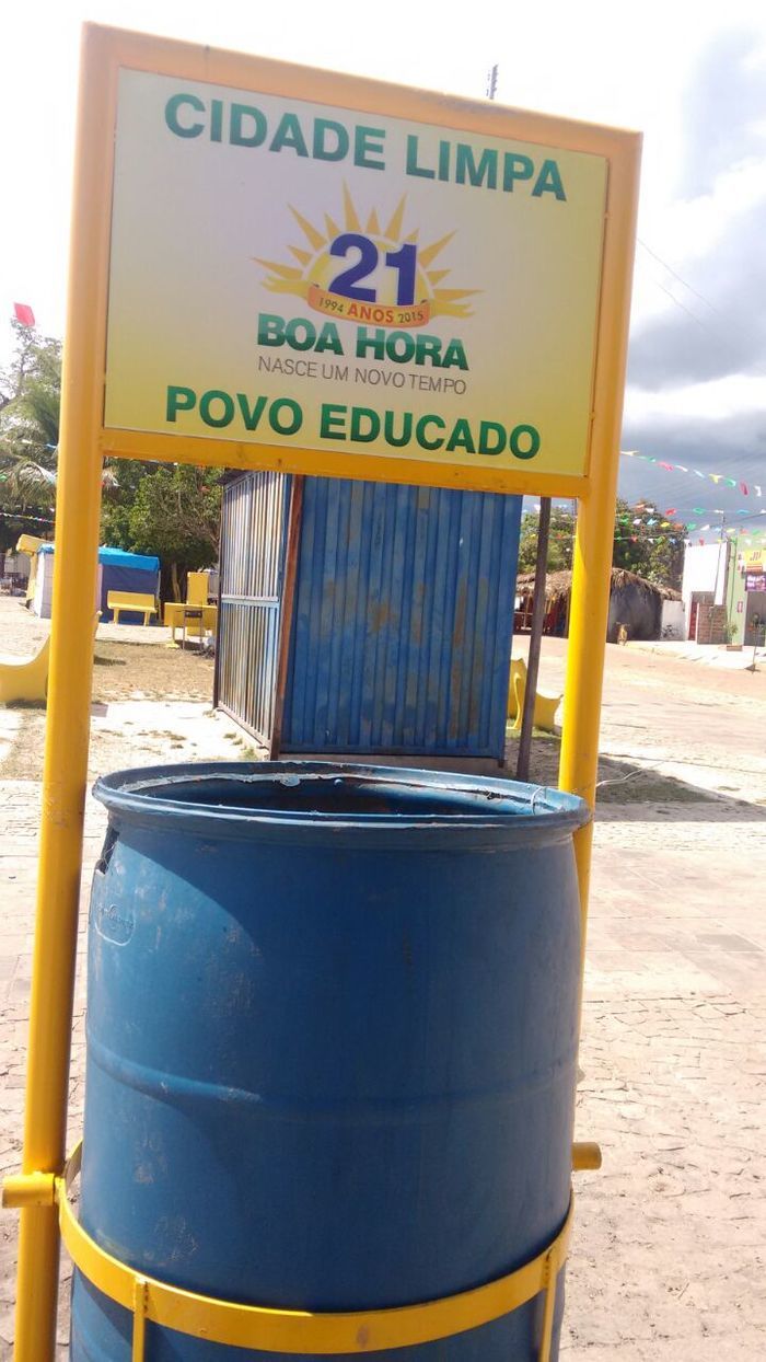 Prefeitura de Boa Hora coloca sinalização e novas lixeiras na cidade. - Imagem 10