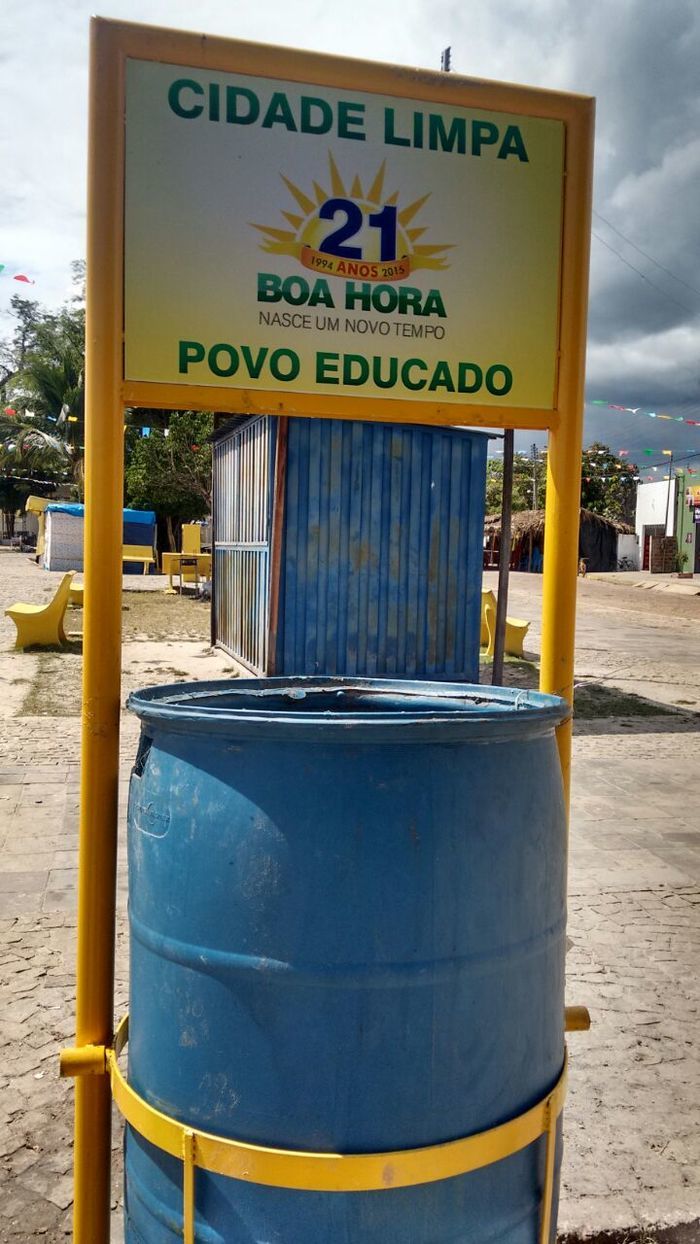 Prefeitura de Boa Hora coloca sinalização e novas lixeiras na cidade. - Imagem 8