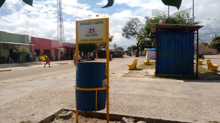 Prefeitura de Boa Hora coloca sinalização e novas lixeiras na cidade. - Imagem 9