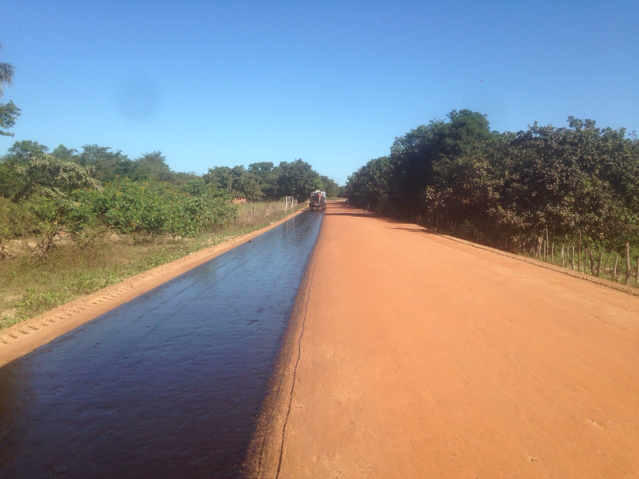 Asfaltamento da PI-331 continua de forma acelerado