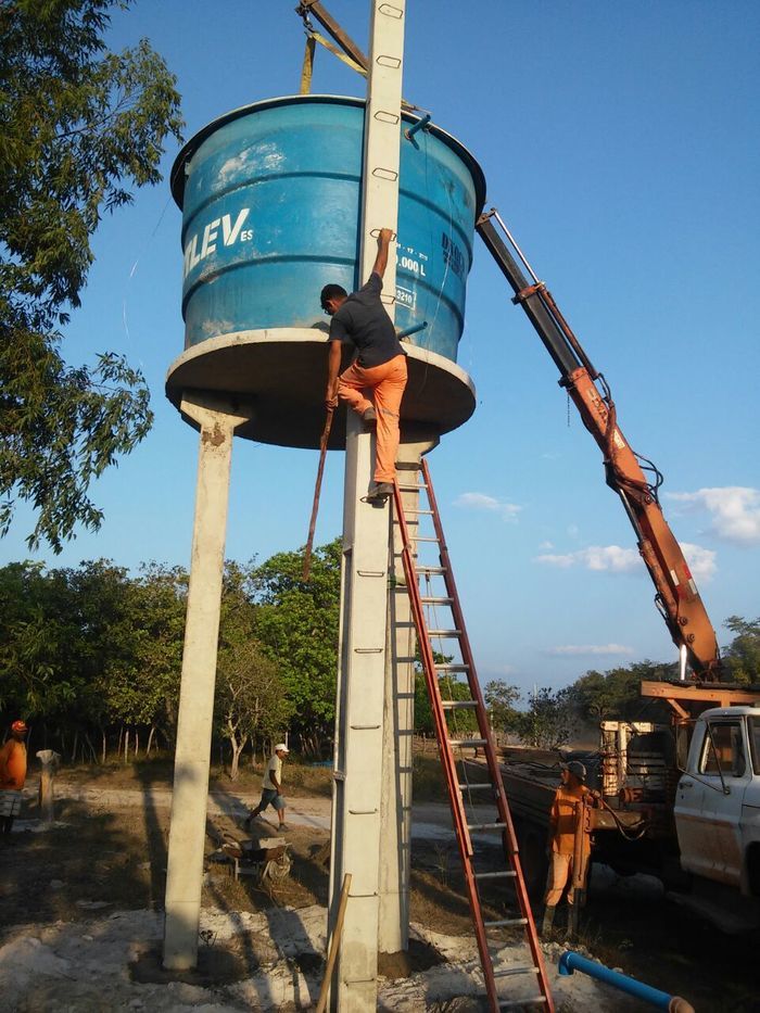 O prefeito Zé Resende inaugura mais um sistema de abastecimento d’água na zona rural de Boa Hora. - Imagem 47