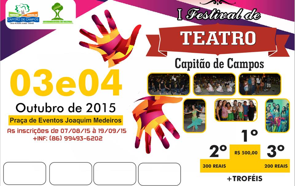Aguardem vem aí o I Festival de Teatro 