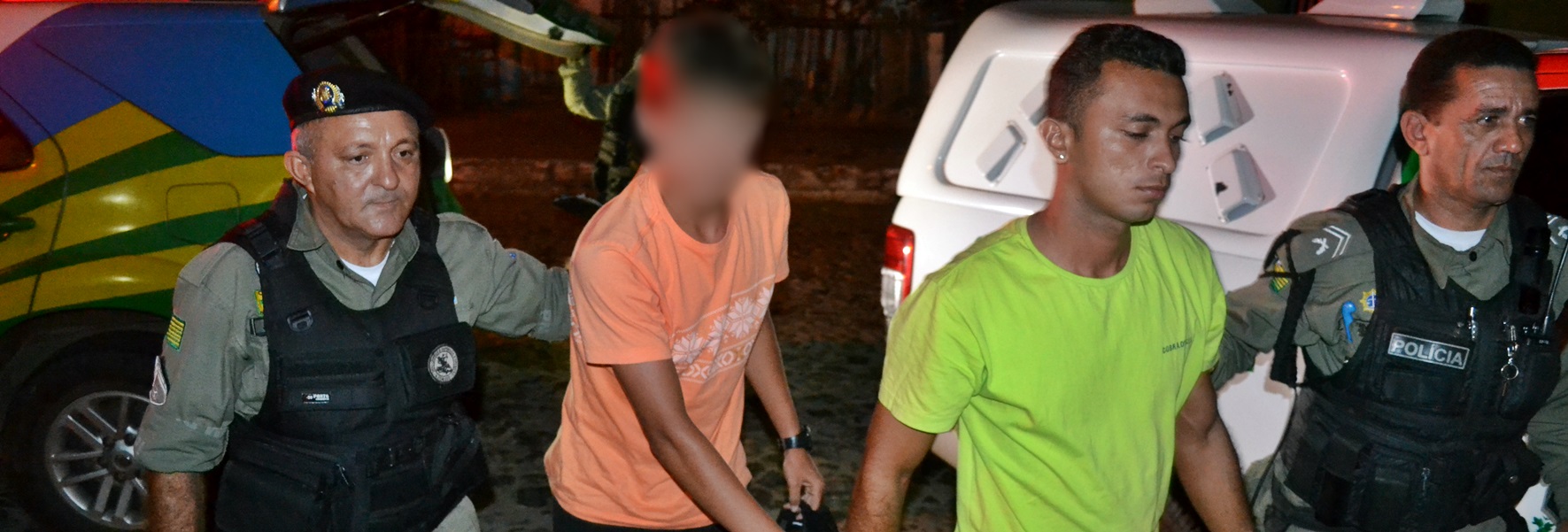 Primos são flagrados pela PM com 60 frascos de “loló” em Parnaíba