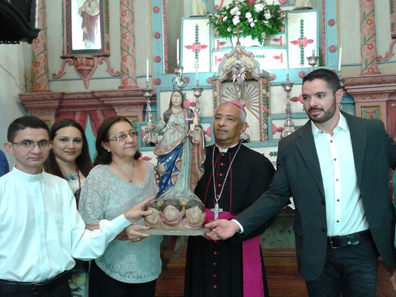 Primeira imagem sacra do Piauí retorna à cidade de Oeiras