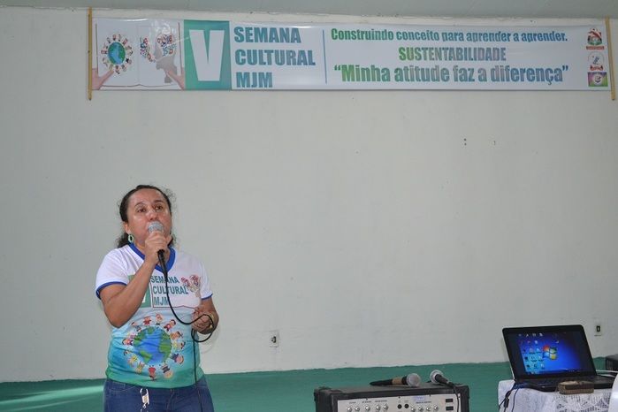 Palestra e Torneio Esportivo marcam segundo dia da V Semana Cultural da escola municipal MJM - Imagem 1