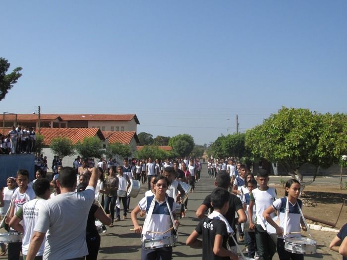 Alunos Fazem o seu primeiro Ensaio para o 7 de Setembro em Agricolândia - Imagem 8