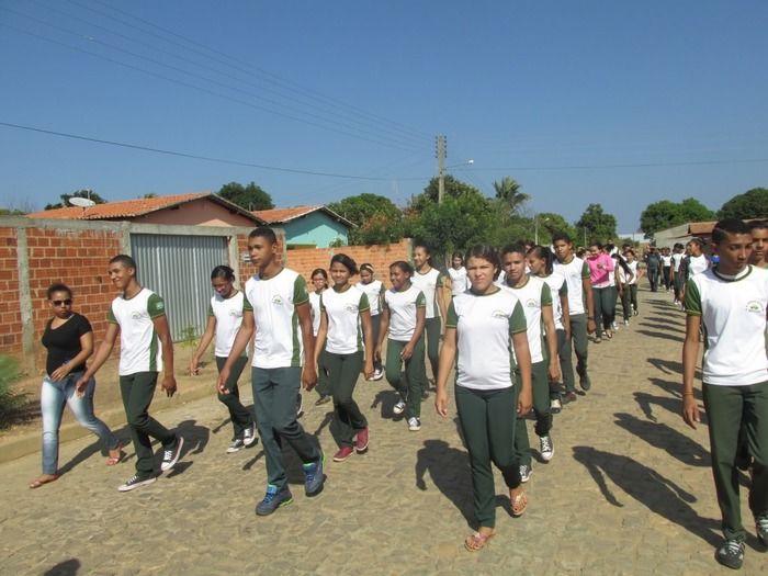 Alunos Fazem o seu primeiro Ensaio para o 7 de Setembro em Agricolândia - Imagem 3