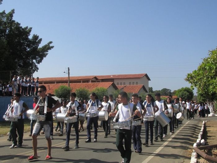 Alunos Fazem o seu primeiro Ensaio para o 7 de Setembro em Agricolândia - Imagem 7