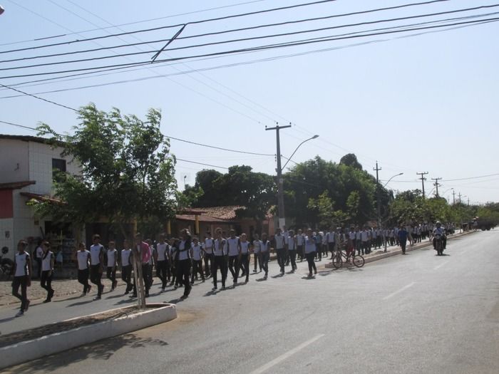 Alunos Fazem o seu primeiro Ensaio para o 7 de Setembro em Agricolândia - Imagem 20