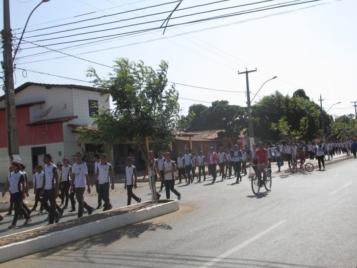Alunos Fazem o seu primeiro Ensaio para o 7 de Setembro em Agricolândia - Imagem 19