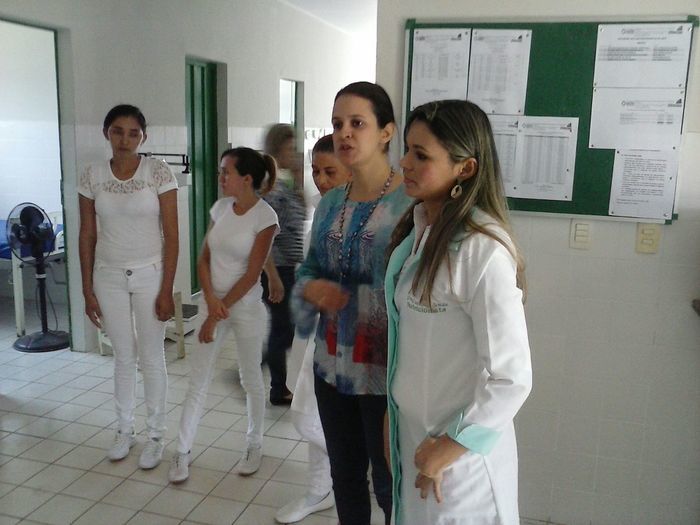 Sec. Julliana Brito e nutricionista Antonia Lucelma