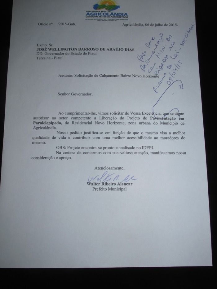 Governador libera recursos e várias obras serão executadas em Agricolândia   - Imagem 13