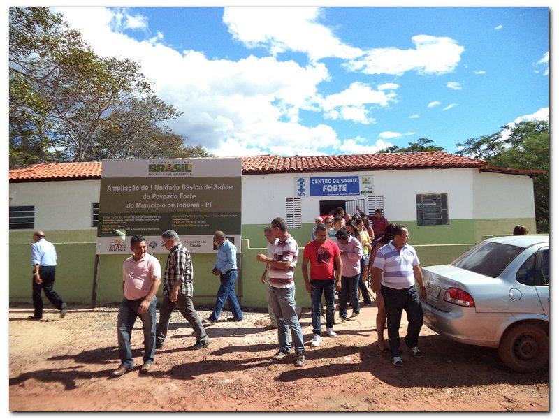 Prefeitura Municipal de Inhuma em parceria com o Ministério da Saúde amplia unidades Básicas de Saúde das Localidades Forte, Roque, Alegrete e Magro.